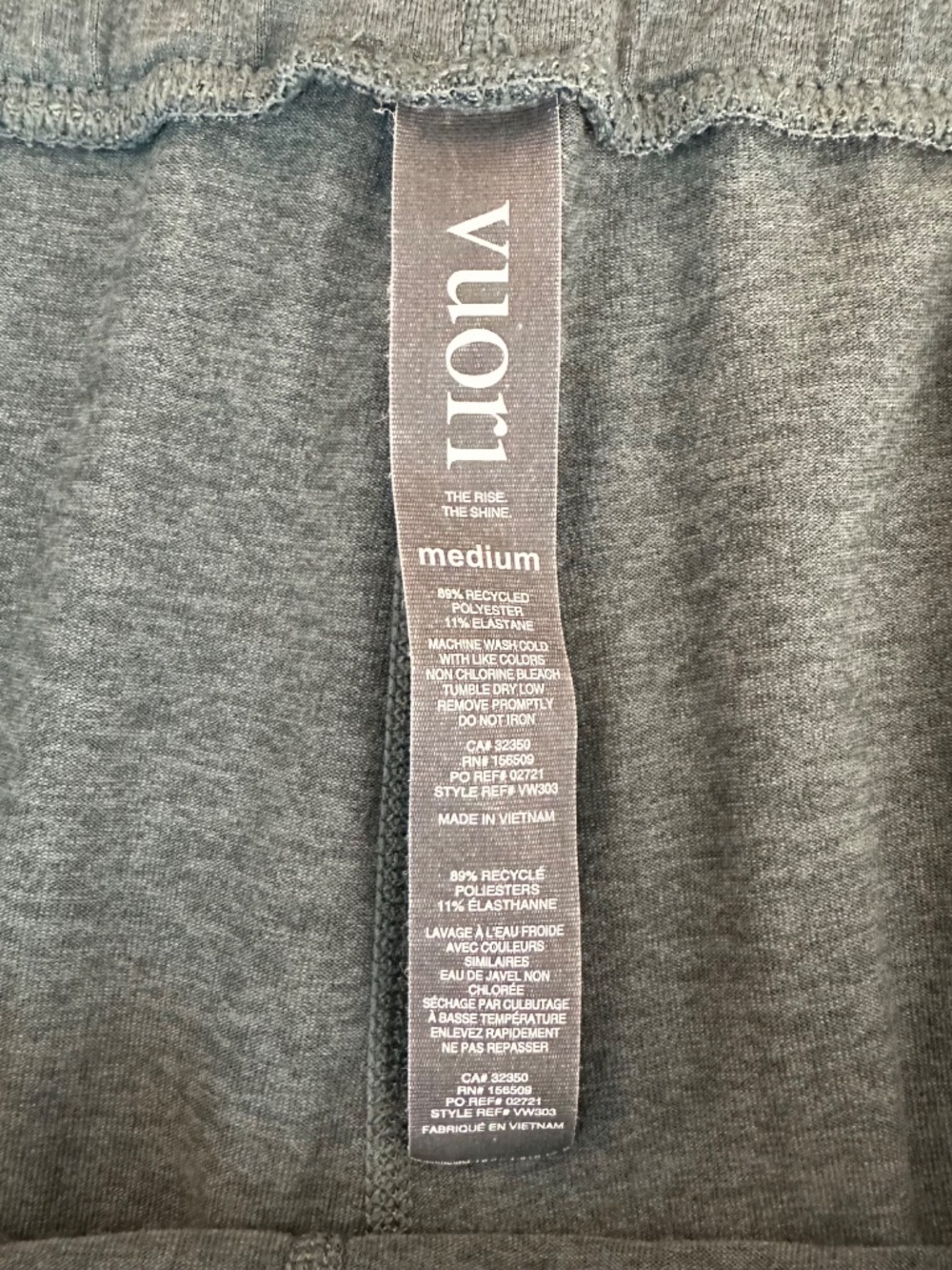 Vuori Womens Jogger The Rise The Shine Sz. M Medium Pull on Adjustable Logo Gym - Picture 4 of 13
